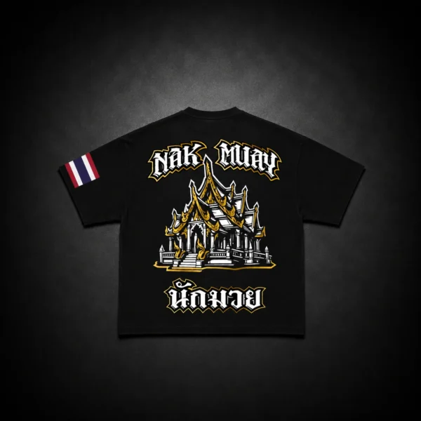 camiseta de muay thai modelo templo