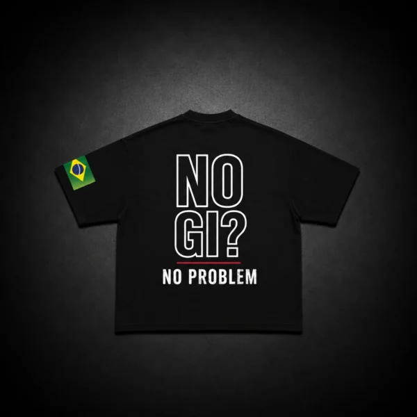 camiseta de jiujitsu modelo no gi no problem