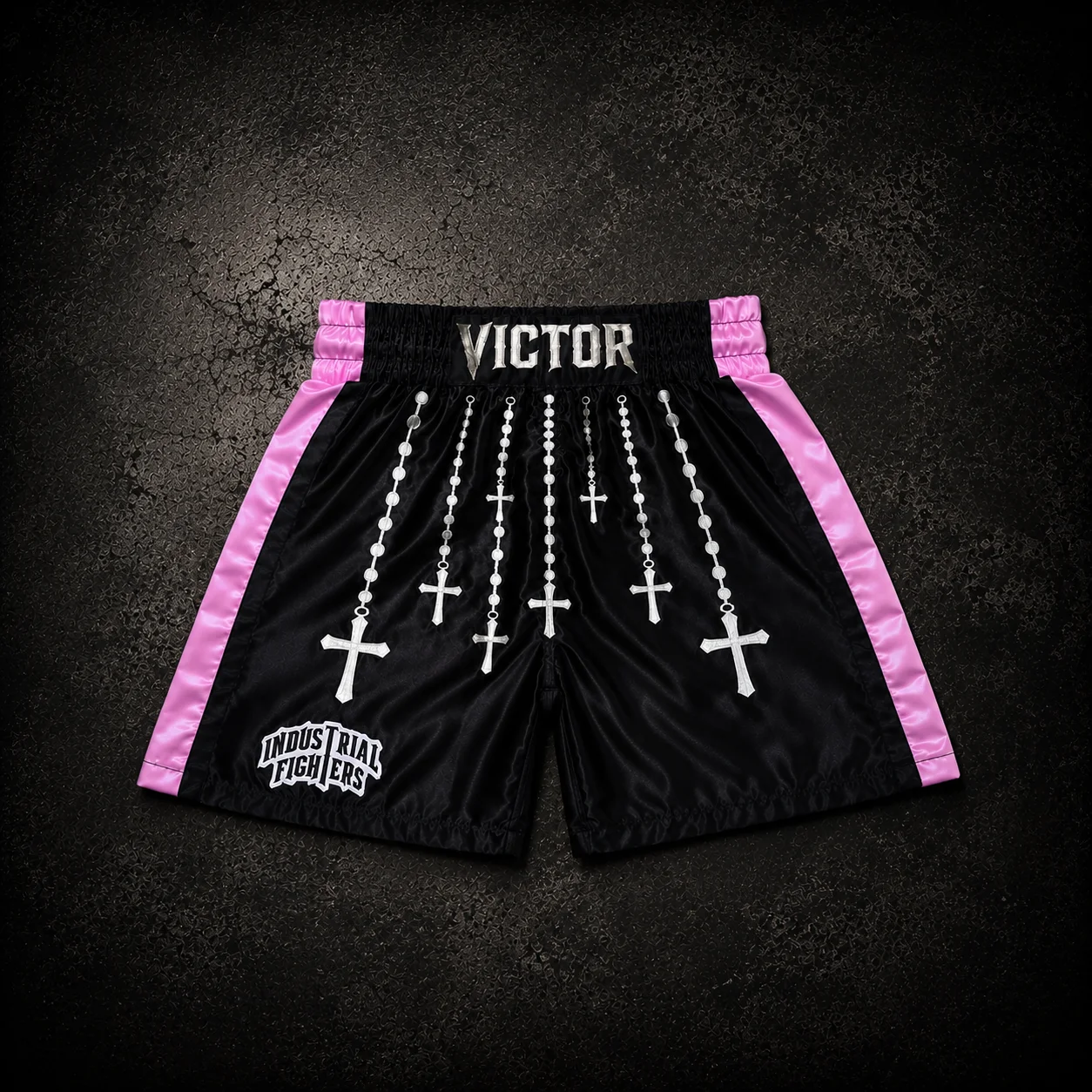 Foto pantalones de boxeo personalizados parte delantera